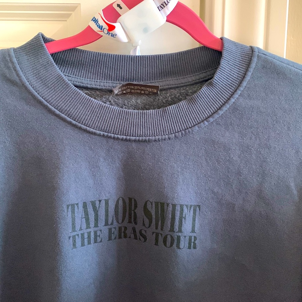 Eras tour Taylor Swift blue crewneck- NWT